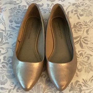 Christian Siriano For Payless Gold Flats